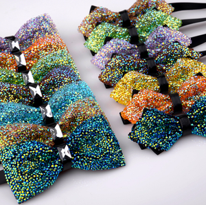 <span class=keywords><strong>Papillon</strong></span> da Annodare da <span class=keywords><strong>Uomo</strong></span> 2026 con Strass Scintillanti, Personalizzabile con Logo, Ideale per Banchetti, Feste, Regalo di Nozze - Product Image 1