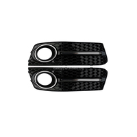 Cadre de phare antibrouillard et grille en ABS chromé style S4 pour Audi A4 2009-2012, couvre-pare-chocs avant par ROADINJOY
