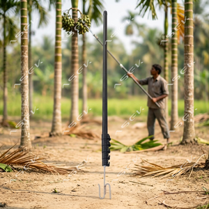 Panier télescopique avec manche pour cueillir les fruits des arbres, outils de récolte de fruits de jardin avec <span class=keywords><strong>perche</strong></span> - Product Image 2