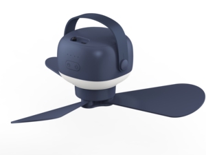 새로운 디자인 LED 휴대용 야외 캠핑 천장 팬 USB 충전식 전원 배터리 가정용 천장 팬 라이트 - Product Image 2