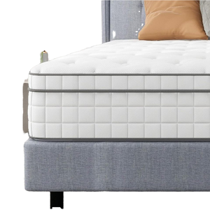 12 inch Nữ Hoàng lai nệm hiện đại hộp mùa xuân thoáng khí Túi xốp cách ly chuyển động mùa xuân-KHÁCH SẠN CĂN HỘ trung bình - Product Image 2