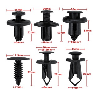 Fixations automobiles 6 tailles, clips rivets en plastique ABS, tiges de poussée pour réparation de garde-boue et pare-chocs General Motors - Product Image 1