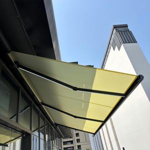 Tente d'auvent rétractable horizontale pliable en <span class=keywords><strong>toile</strong></span> étanche automatique télécommandée pour extérieur en PVC durable - Product Image 3
