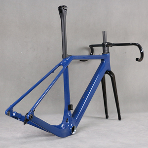 SERAPH Marco de carbono Freno de disco <span class=keywords><strong>Gravel</strong></span> Bike Full Hidden Cable pieza de <span class=keywords><strong>bicicleta</strong></span> Fibra de carbono T1000 T4 700X50C <span class=keywords><strong>cuadro</strong></span> pintura GR048 - Product Image 2