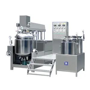 Factory Price Cosmetic Production Line Cream Vacuum Emulsifying Mixing Machine Makeup Cleaner Essence Making Machine