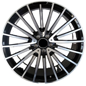 Roue en alliage Flrocky 18 19 20 <span class=keywords><strong>21</strong></span> 22*8.0 8.5 9.5 <span class=keywords><strong>10</strong></span> <span class=keywords><strong>10</strong></span>.5 argent/noir jantes de voiture jantes en alliage pour BENZ - Product Image 1