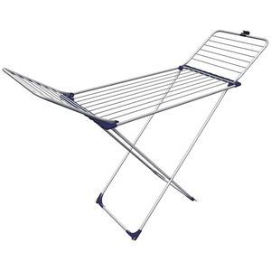 Modern Simple Metal Foldable Drying Rack <b>Space</b>-<b>Saving</b> Floor Standing Coat Hanger for Clothes Quilts <b>Shoes</b> Kitchen Balcony Wing - Product Image 1