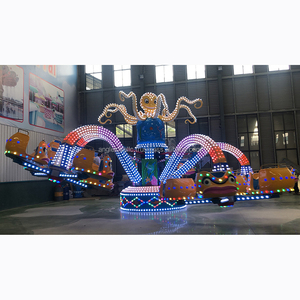 Atracción de Parque de Diversiones de Alta Calidad, Juego Mecánico Giratorio de Fibra de Vidrio Tipo Pulpo Gigante para Exteriores, Fabricado para Parques Temáticos - Product Image 4