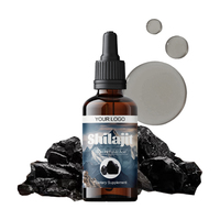 OEM Marque privée Usine Gouttes de Shilajit purifiées dans la nature Acide fulvique Résine d'extrait de shilajit Liquide Shilajit himalayen pur