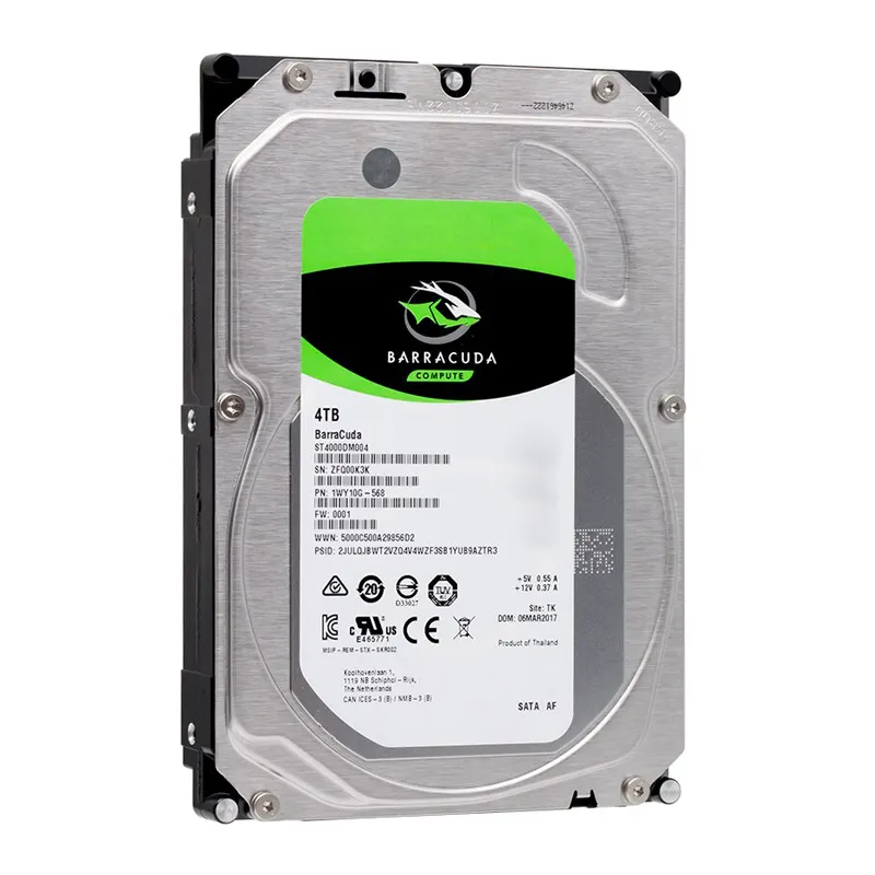 Disco rigido all'ingrosso 4tb Barracuda Sata 6 gb/s 256mb Cache 3.5 pollici disco rigido interno (st4000dm004)