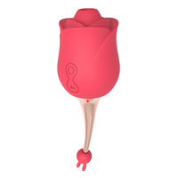 GINYA Rose Sex Toy Vibrator Female Clitoral Sucking Stimulator Breast Massager Sex Toys for Women Spot Wholesale