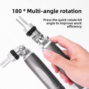 <span class=keywords><strong>Dr</strong></span>. Riesiger magnetischer Schraubendreher, Rostschutz, Aluminium, sechseckiger Griff, Mehrzweck, 200 x 30 mm, 105 90-Grad-Bit-Eckenschneider - Product Image 3