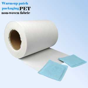 Tissu non tissé respirant léger de qualité alimentaire, procédé de thermocollage, matériau pour emballage de chauffe, coussin chauffant - Product Image 1