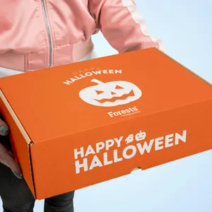 2023 Bulk Candy Care Snack Cookie Food Packaging Mailing Halloween Gift Box For Children Adult