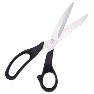 Ciseaux de tailleur de qualité supérieure en acier inoxydable avec manche en plastique pour la coupe de tissus et de cuir, usage domestique et commercial - Product Image 2