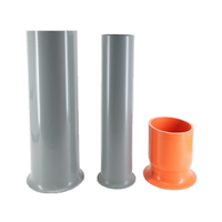 Tubería de PVC Rígida Estándar AS/NZS 2053, Conducto Protector de Cables Eléctricos de Plástico Gris de Alta Resistencia con Extremo de Campana