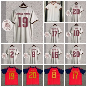 เสื้อทีมชาติ<span class=keywords><strong>สเปน</strong></span><span class=keywords><strong>ฟุตบอล</strong></span>ปี 2026 รุ่นที่ระลึก หมายเลข 19 ยามาล เสื้อที่ระลึก งานปักฝีมือประณีต - Product Image 3
