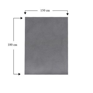 มุ้งกันยุงสำหรับหน้าต่าง 130x150 ซม. สีเทา เทปสองหน้า ตัดตามขนาด - Product Image 2