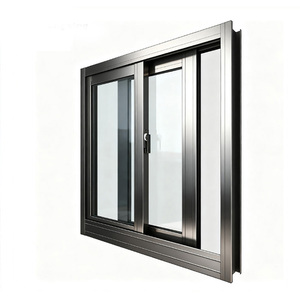 <span class=keywords><strong>Fenêtre</strong></span> coulissante horizontale moderne en alliage d'aluminium à haute performance d'étanchéité, isolation thermique pour usage extérieur, villa, buanderie - Product Image 4