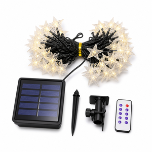Guirnaldas de Luces <span class=keywords><strong>Solares</strong></span> con Sensor Automático de Día/Noche, 2/8 Modos, Opción de Control Remoto y Cuatro Colores de Luz, Venta al Por Mayor - Product Image 3