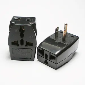 Universal to US Plug Adapter Travel America Canada Thailand Japan philippines Converter Adapter 3 IN 1 Extension Power Plug