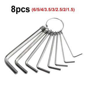 Set di chiavi esagonali <span class=keywords><strong>a</strong></span> L metriche portatili 8 in 1 <span class=keywords><strong>da</strong></span> 1,5 mm <span class=keywords><strong>a</strong></span> <span class=keywords><strong>6</strong></span> mm - Product Image 3