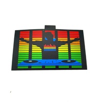 T-shirt de danse DJ à la mode, 1000 designs, éclairé par led, panneau de égaliseur, personnalisé, avec musique
