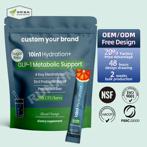 Pó de Probióticos Premium Diário com Eletrólitos, Embalagem Personalizada AKK, Sachets de Eletrólitos para Hidratação - Product Image 1