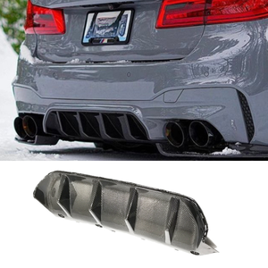 Difusor Trasero de Fibra de Carbono Estilo F90 <span class=keywords><strong>M5</strong></span> <span class=keywords><strong>CS</strong></span>, Labio de Parachoques Trasero, Divisor Trasero para <span class=keywords><strong>BMW</strong></span> F90 <span class=keywords><strong>M5</strong></span> - Product Image 1