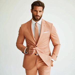 Traje Formal de Lujo para Hombre de Tres Piezas con Blazer de Corte Entallado, Chaleco Cruzado y Pantalones de Vestir a Medida para Novio de Boda - Product Image 2