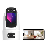 Kamera Video Call Dalam Ruangan Lensa Ganda Kamera Wifi Keamanan Rumah Penglihatan Malam Deteksi Gerakan Nirkabel Pemantauan Rumah Kamera Bayi