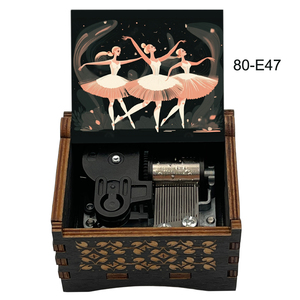 Caja <span class=keywords><strong>de</strong></span> Música <span class=keywords><strong>de</strong></span> Cuerda <span class=keywords><strong>Lago</strong></span> <span class=keywords><strong>de</strong></span> <span class=keywords><strong>los</strong></span> <span class=keywords><strong>Cisnes</strong></span>, Bailarina <span class=keywords><strong>de</strong></span> <span class=keywords><strong>Ballet</strong></span> Elegante, 18 Notas, Movimiento Plateado, Regalo Musical Especial para Amigos, Familia, Cumpleaños, Fiesta - Product Image 4