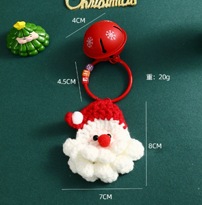 Christmas Doll Ornament Keychain Accessory Gift for Craft Lovers Sewing & Weaving Toys - Product Image 3