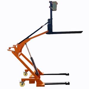 Petit chariot hydraulique de voiture électrique trois-en-un levage empilable bras de flexion nouvelle traction manuelle pour les industries de la restauration - Product Image 2