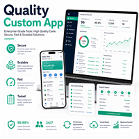 Logiciel de développement d'applications mobiles pour le secteur de la santé, solution d'application médicale personnalisée, réservation de patients, support en télémédecine, stock disponible