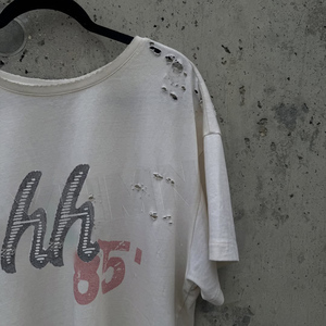 <span class=keywords><strong>Camiseta</strong></span> Hip Hop Personalizada de Algodón, Cuello Redondo Retro, Corte Cuadrado, Estilo Holgado, Estampado Veraniego, <span class=keywords><strong>Manga</strong></span> Corta, <span class=keywords><strong>Camiseta</strong></span> Corta Desgastada para <span class=keywords><strong>Hombre</strong></span> - Product Image 4
