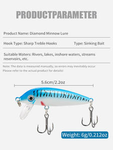 Leurre dur coulant tendance 2026, appât artificiel bionique pour la pêche au bar en eau douce et salée - Product Image 3