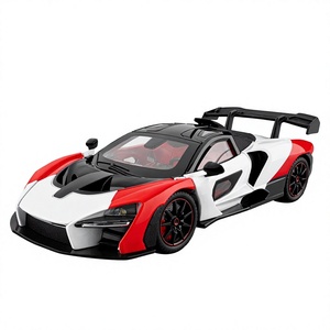 Modèle de camion en alliage moulé sous pression à l'échelle 1/24 avec effets sonores et lumineux, fonction de recul et portes ouvrables, <span class=keywords><strong>voiture</strong></span> <span class=keywords><strong>jouet</strong></span> en métal pour cadeau - Product Image 2