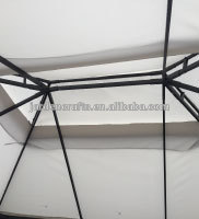 Pabellón Gazebo de aluminio para exteriores, techo de Metal para jardín, impermeable, personalizado, 3X4M, con cortina - Product Image 2