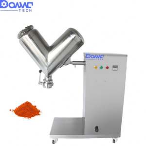 Mezclador en V Pequeño para Laboratorio, Capacidad de 10 Kilos, 20 L, PVC, para Alimentos, Resina, Vitaminas, Lavado, con Motor Homogeneizador para Químicos - Product Image 3