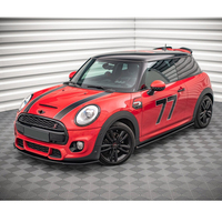 Nouveau Spoiler de Pare-chocs Avant Noir Brillant ABS pour Mini F56 JCW 2017-2020