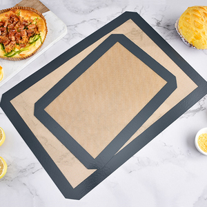 Stuoie da <span class=keywords><strong>forno</strong></span> in Silicone antiaderente riutilizzabili stuoie da <span class=keywords><strong>forno</strong></span> rettangolari in Silicone <span class=keywords><strong>con</strong></span> logo - Product Image 4