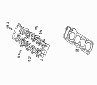 Joint de culasse moteur multicouche en acier de haute qualité pour M266 OE 2660160320 Noir Garantie 12 mois