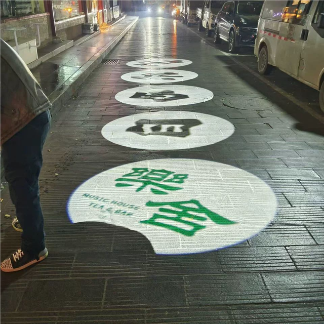 100W Gobo Projector Waterproof Crossing Walk logo Outdoor Building Image Led Gobo Projector