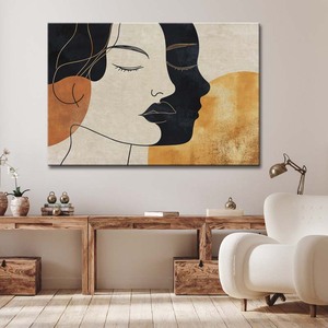 Hiện đại trừu tượng tường trang trí nội thất kỹ thuật số in vải sơn - Product Image 1