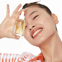 Flacon compte-gouttes carré en verre givré 30ml/50ml avec bouchon à vis, personnalisable avec logo, pour sérum visage et soins de la peau