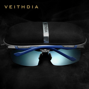 Veithdia Men's Aluminum Magnesium Sunglasses Polarized UV400 Blue Lens Fishing Driving Cycling Outdoor Sports - Product Image 2