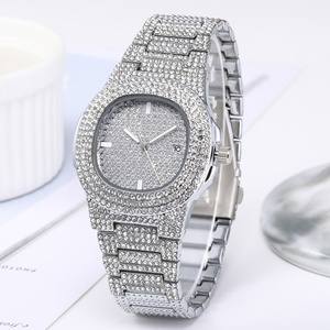 Reloj <span class=keywords><strong>de</strong></span> Cuarzo Starry Water para Mujer, Calendario Completo, Correa <span class=keywords><strong>de</strong></span> Acero, Esfera Grande con Incrustaciones - Product Image 3