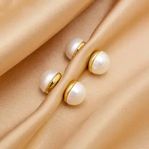 Pendientes De Clip Pearl Ear Clip Magnet Magnetic Without Piercing Clip Magnetic Earrings Orecchini For Women