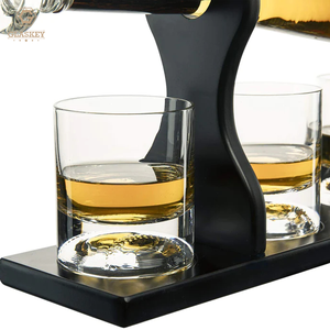 Ensemble de carafe à whisky et à vin en forme de batte de baseball avec 4 verres à baseball, ensemble de spiritueux pour petit ami, entraîneur, pour liqueur, tequila, <span class=keywords><strong>bourbon</strong></span> - Product Image 3